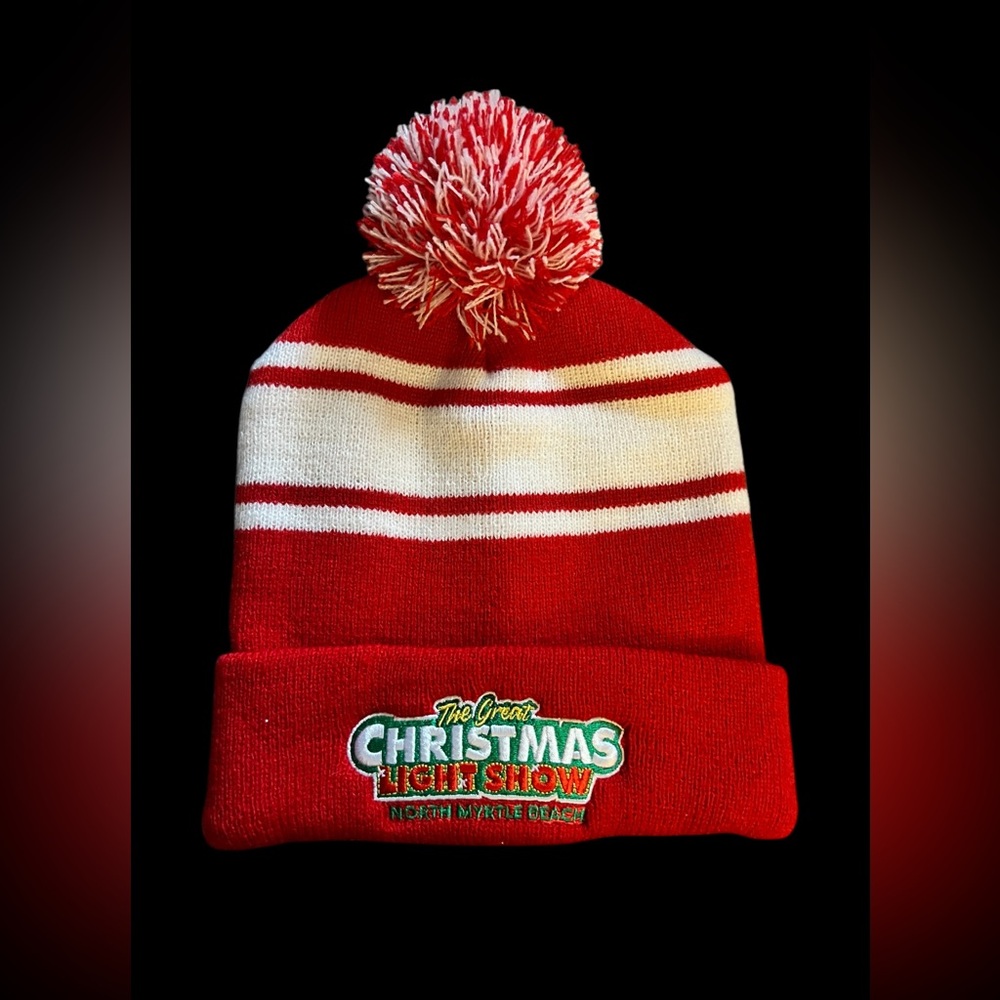 The Great Christmas Light Show North Myrtle Beach Toboggan Winter Hat Ski Hat